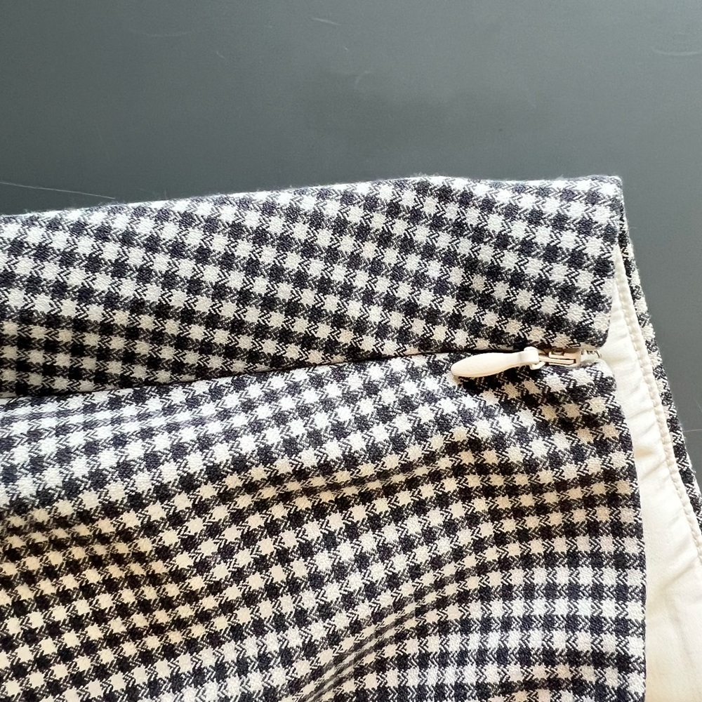 Dark grey and White Checkered Mini Skort - Picture 5 of 5